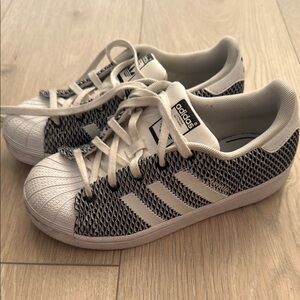 Adidas White and Black superstars limited edition